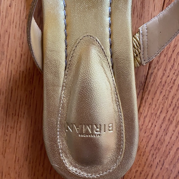 Alexandre Birman Gold Thong Sandals - Picture 4 of 5